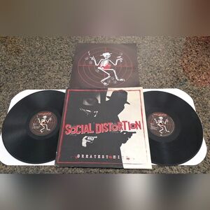Social Distortion 2007 Time Bomb Records "Greatest Hits" 2 X LP Set Punk vintage